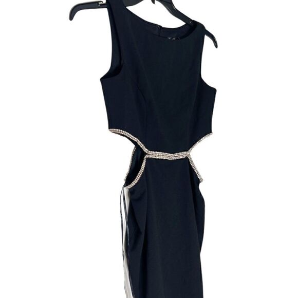 AQUA One Shoulder Cutout Waist Gown - 100% Exclusive - Picture 8 of 14